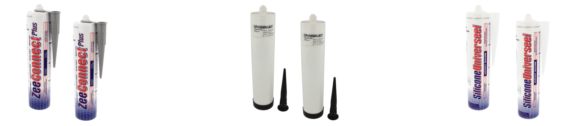 Sealants, glues and accessories